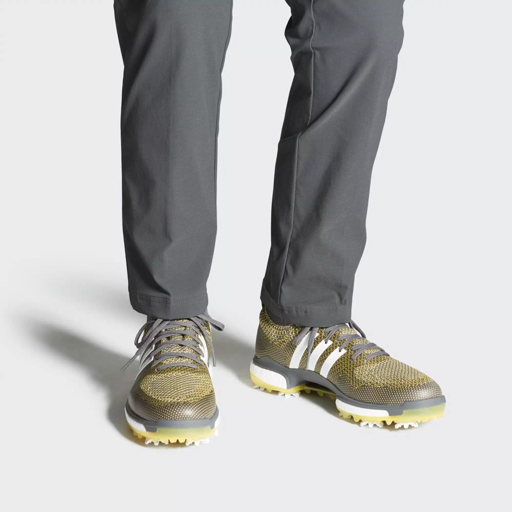 Adidas Tour360 Knit Tenis De Golf Grises Para Hombre (MX-69350)
